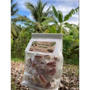 Kẹo Dừa Cà Phê Muối Ít Ngọt Thơm Béo 450g - Đặc sản Bến Tre, Giá ưu đãi 75.000₫ 6