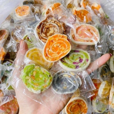 Kẹo Dừa Cuộn Mix Vị 500gr - Giảm Giá 78.000 VND, Vị Ngon, Thơm Lành, Giá Tốt