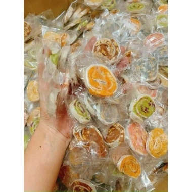 Kẹo Dừa Cuộn Mix Vị 500gr - Giảm Giá 78.000 VND, Vị Ngon, Thơm Lành, Giá Tốt