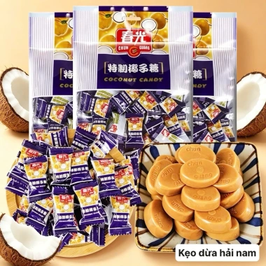 Kẹo Dừa Đảo Hải Nam Trung Quốc 79k - Thơm béo, đậm đà mùi dừa, giảm giá đặc biệt 7