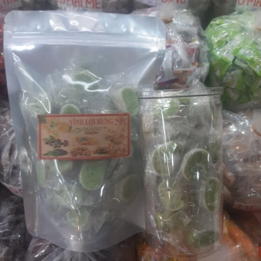 Kẹo Dứa Dừa Lá Dứa Non – Hương vị thơm ngọt, chỉ 60.000đ, giảm so với 73.200đ, bảo quản tiện lợi