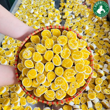 Kẹo Dừa Dứa Non vị Sầu Riêng Cocofarm 300g - Ít đường, Giá chỉ 75.000đ (Giảm từ 96.750đ)