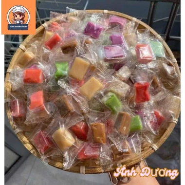Kẹo dừa mix vị không đường - Đặc sản Bến Tre thơm béo, cốt dừa đậm, giảm giá 105.000₫