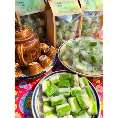 Kẹo dừa ngũ cốc không đường 500g - Mix vị đa dạng, ăn vặt, bánh kẹo tết, giảm còn 75.000₫ 6