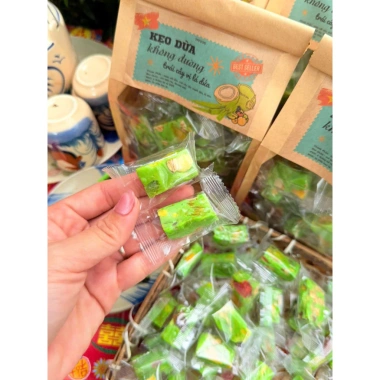 Kẹo dừa ngũ cốc không đường 500g - Mix vị đa dạng, ăn vặt, bánh kẹo tết, giảm còn 75.000₫ 8