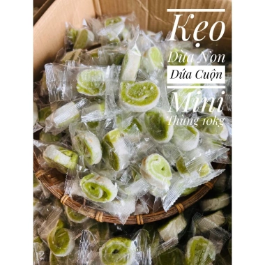 Kẹo dừa non cuộn lá dứa béo ngậy, ít ngọt, ngon – Giá ưu đãi 95.000đ (giá gốc 116.850đ) 4