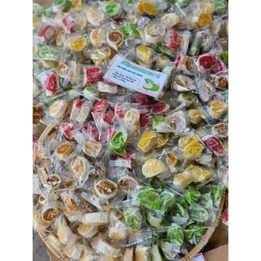 Kẹo Dừa Non Cuộn Mix Vị Siêu Ngon - Bánh kẹo Tết chỉ 95.000đ (Giá gốc 116.850đ)