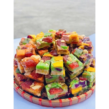 Kẹo dừa non trái cây khô không đường 500g - Giá ưu đãi 80.000₫, ngon, bổ dưỡng