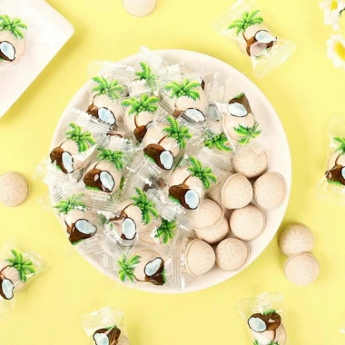 Kẹo Dừa Sakura Giòn Rộp Rộp 200g - Đồ ăn vặt siêu ngon, hàng sẵn, giảm giá 45.000₫ 3