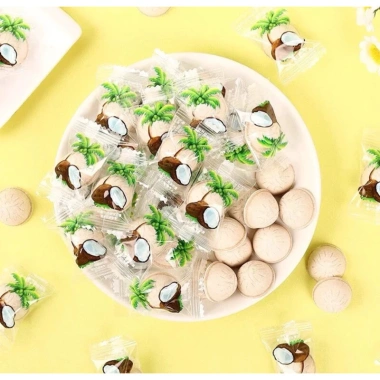 Kẹo dừa Sakura Nhật Bản hình trái dừa thơm ngon, giảm giá 69.800 VND - Hot 2.024