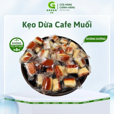Kẹo Dừa Sáp Cà Phê Muối 300g Bến Tre – Béo Ngậy, Thơm Ngon, Giá 89.000đ