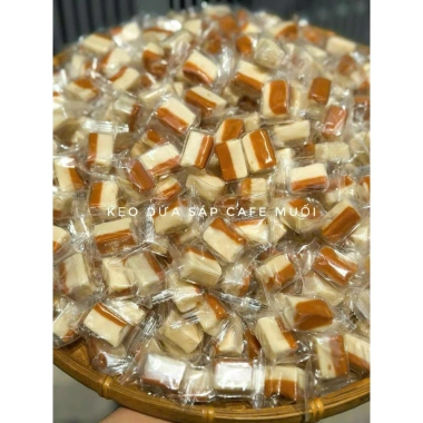 Kẹo Dừa Sáp Cafe Muối Dẻo Thơm Béo Ngậy Hương Cafe Đậm Đà - Giá ưu đãi 69.000đ