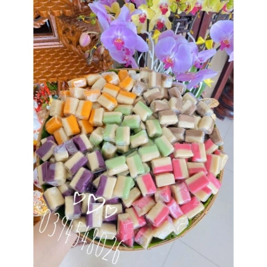 Kẹo dừa sáp ngũ vị không đường, ít ngọt nhất, 100g/300g/500g - Giá ưu đãi 90.000đ