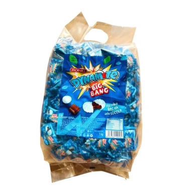 Kẹo Dynamite Big Bang Bạc Hà Nhân Socola 1kg - Giá 40.000đ, kẹo Tết, đồ ăn vặt