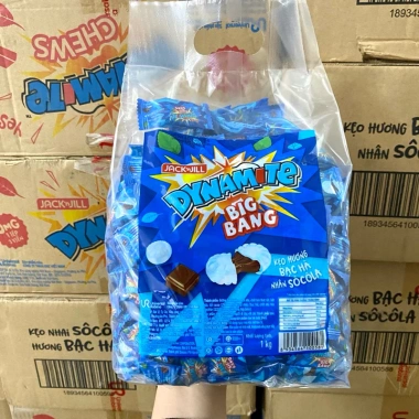 Kẹo Dynamite Big Bang Bạc Hà Nhân Socola 1kg – Hàng chính hãng, chỉ 99.000₫
