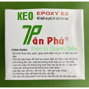 Keo EPOXY A+B Tân Phú - Đông Cứng Rotor, Stator, Linh Kiện Điện Tử Quỳnh Diễn