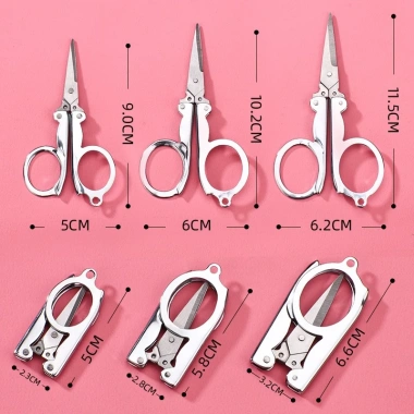 Kéo gấp lưỡi dao mini sắc nét, cắt thủ công, du lịch, thợ may - chỉ 19.800đ