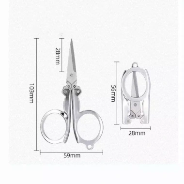 Kéo gấp lưỡi dao mini sắc nét, cắt thủ công, du lịch, thợ may - chỉ 19.800đ