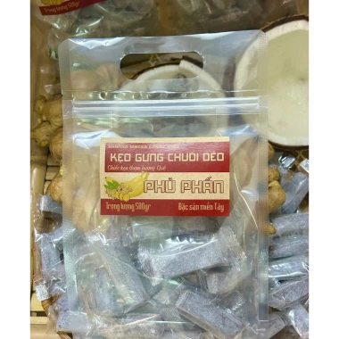 Kẹo gừng dẻo nguyên phấn Bến Tre 1kg - Đặc sản thơm ngon, giảm còn 80.000 VND 4
