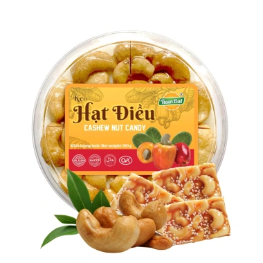 Kẹo hạt điều Yến Nhung Tuấn Đạt 90g/120g Giảm giá 85.000đ vị giòn ngậy snack ngon cho mọi lứa tuổi 4 Kẹo hạt điều Yến Nhung Tuấn Đạt 90g/120g Giảm giá 85.000đ vị giòn ngậy snack ngon cho mọi lứa tuổi 4