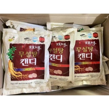 Kẹo Hồng Sâm 365 không đường Hàn Quốc 500gr - Giá 75.000, tăng năng lượng