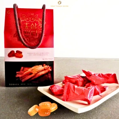 Kẹo Hồng Sâm Hàn Quốc Sobaek 200g - Quà biếu tặng, giảm giá 59.000₫ 7