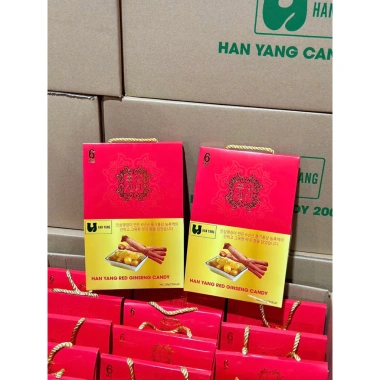 Kẹo Hồng Sâm HAN YANG Hàn Quốc 200g - Hộp Giấy, Giá 49.000₫, Tăng Sinh Lực 3