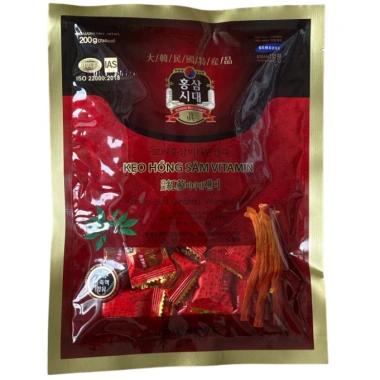 Kẹo Hồng Sâm Mềm 200g Hàn Quốc Giá chỉ 42.900₫, hương vị ngọt, tăng sức đề kháng 4
