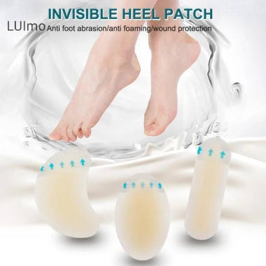Keo Hydrocoloid Gel Vỉ Thạch Cao Luimo 24 miếng - Chống mòn gót chân, dán SBS