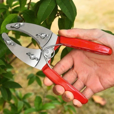 Kéo khoanh vỏ chiết cành cây 4 lưỡi răng cưa Điều chỉnh cữ size, 63.000₫ 3