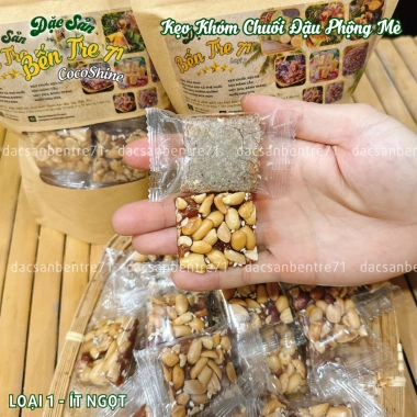 Kẹo Khóm Chuối Đậu Phộng Mè Chua Ngọt Thơm Ngon - Đặc Sản Bến Tre 71 COCOSHINE 38k 6