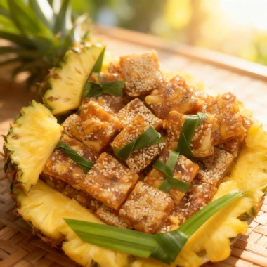 Kẹo khóm đậu mix dừa non 500g - Siêu ngon, bắt miệng, giá chỉ 74.000₫