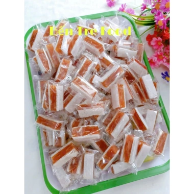 Kẹo khóm dừa non ít đường mềm dẻo, thơm giòn bánh tráng - Chỉ 95.000₫ (giá gốc 117.800₫)
