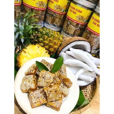 Kẹo Khóm Vuông Mix Dừa Non 500gr - Giảm Giá Đặc Biệt 20% Chỉ 80.000 VND 3