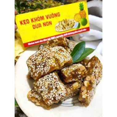 Kẹo Khóm Vuông Mix Dừa Non 500gr - Giảm Giá Đặc Biệt 20% Chỉ 80.000 VND 4