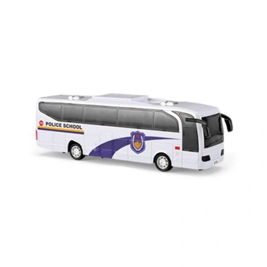 Kéo Lại Xe Buýt Trường Đồ Chơi - Vận Chuyển Cảnh Sát, Cứu Hỏa, Ưu Đãi 203.391₫ 3