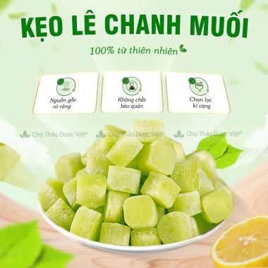 Kẹo lê an phế chanh muối 100g - Thanh nhiệt, giảm ho, hơi thở thơm mát - Giá chỉ 18.000đ 2