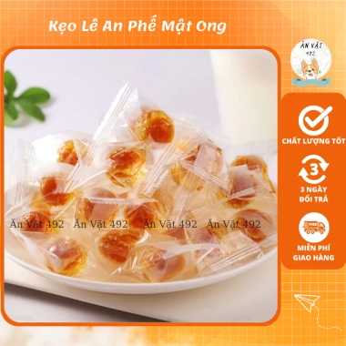 Kẹo Lê An Phế Mật Ong Thanh Nhiệt Tiêu Đờm, Mềm Dẻo Thơm Ngon Ăn Vặt - Giá 26.000 VND 10