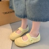 Kẹo Màu Mũi Tròn Velcro Giày Ballet Hàn Quốc Mary Jane APA6, Giá ưu đãi 378.323₫ 2