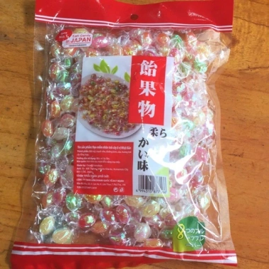 Kẹo mềm kim cương 8 vị trái cây Nhật Bản 200g Giá 25.000, dẻo thơm ngon