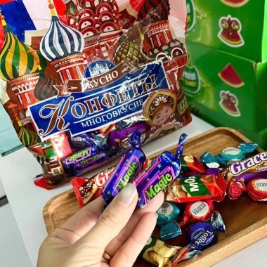 Kẹo mix Lâu Đài Nga Bkycho 500g - Nhiều vị thơm ngon, ưu đãi 109k, ăn vặt Bingo 5 Kẹo mix Lâu Đài Nga Bkycho 500g - Nhiều vị thơm ngon, ưu đãi 109k, ăn vặt Bingo 5