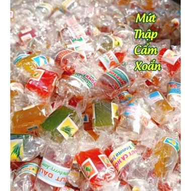 Kẹo Mứt Thập Cẩm Xoắn Thơm Ngon - Giảm giá Tết 65k, Hương vị đậm đà, Quà Tết 3