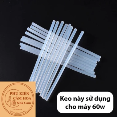 Keo nến silicon bám dính tốt, nhanh khô - phụ kiện cắm hoa Cam 19.000₫
