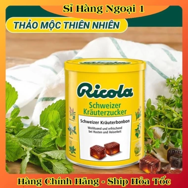 Kẹo ngậm ho thảo mộc Ricola Original Herb 250gr Đức - Giá chỉ 162.000đ giảm mạnh