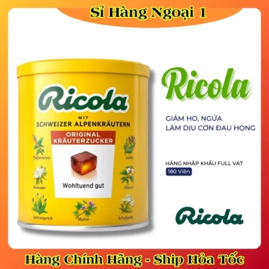 Kẹo ngậm ho thảo mộc Ricola Original Herb 250gr Đức - Giá chỉ 162.000đ giảm mạnh 10 Kẹo ngậm ho thảo mộc Ricola Original Herb 250gr Đức - Giá chỉ 162.000đ giảm mạnh 10