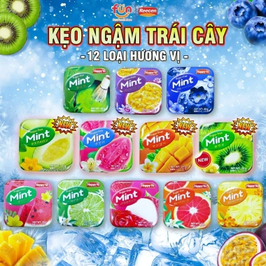 Kẹo ngậm trái cây The Mát 16g - 8 vị không đường, sảng khoái, thơm miệng - Chỉ 59.000 VND