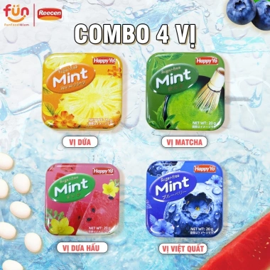 Kẹo ngậm trái cây The Mát 16g - 8 vị không đường, sảng khoái, thơm miệng - Chỉ 59.000 VND