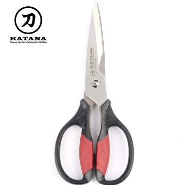 Kéo nhà bếp KATANA lưỡi răng cưa KK101 225mm Giá ưu đãi 160.000