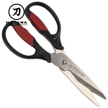 Kéo nhà bếp KATANA lưỡi răng cưa KK101 225mm Giá ưu đãi 160.000