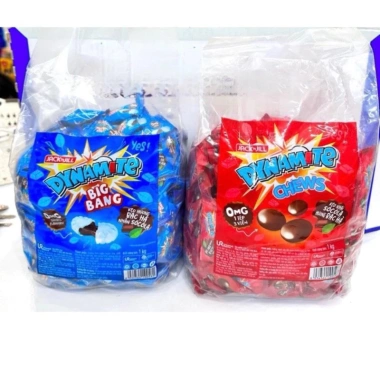 Kẹo Nhai 3 Viên Socola Bạc Hà Dynamite + Bigbang 1kg – Giá chỉ 98.000 VND